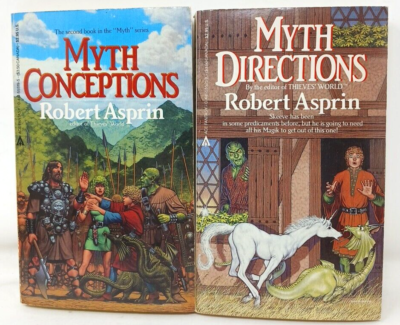 2 Books Myth Conceptions Robert Asprin Myth Direction Ace Fantasy