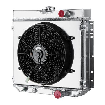 3 ROW Radiator+Shroud Fan For 1967-70 Ford Mustang Falcon/ 63-69 Fairlane Torino