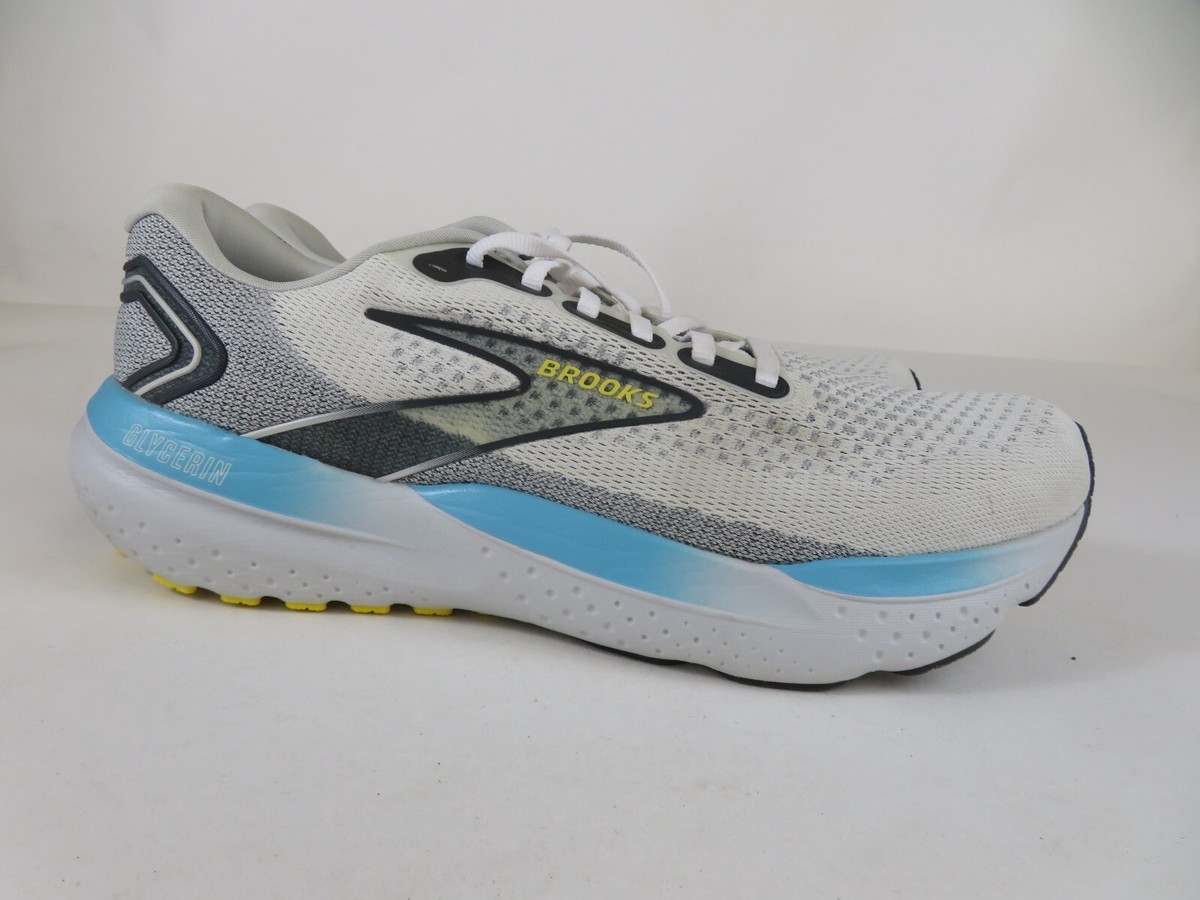 Brooks Glycerin 21 Mens Running Shoes White Black Blue 1104191D184 Size 9.5 D Brooks Glycerin 21 Mens 12.5 Shoes Gray Running 1104191D184  main image 4