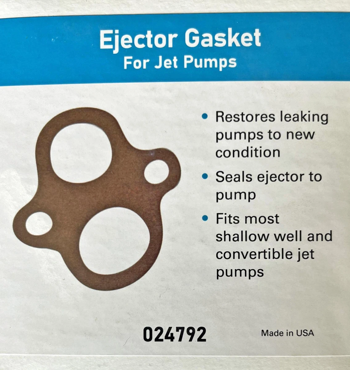 Well Pump Ejector Valve