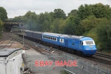 PHOTO  CLASS 43 PULLMAN  WITH MK1 BARRIER VEHICLES MK3 COACH 41183 AND 43058 ON