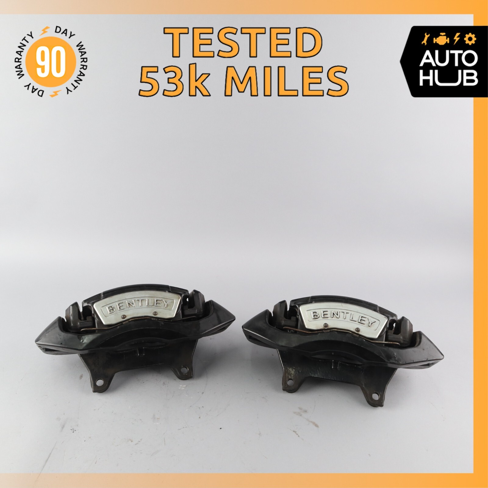 03-13 Bentley Continental GT GTC Front Brake Calipers Left & Right Set OEM 53k