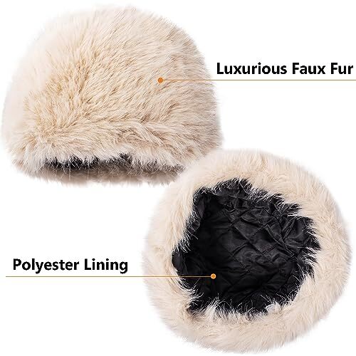 Winter Faux Fur Hat for Women Girls Cossack Russian Style 7  display picture 3