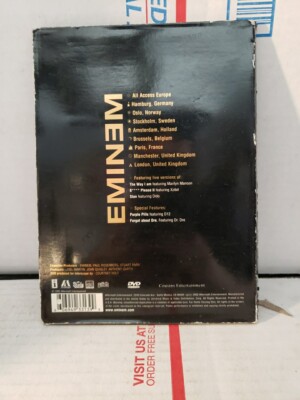 Eminem - All Access Europe (DVD, 2002, Parental Advisory: Explicit