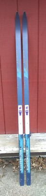 Vintage L.L. Bean Wintersport 190 Cross Country Skis Rottefella Bindings Nice