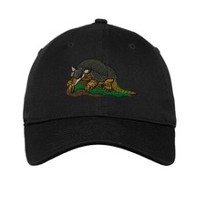 Twill Cotton Soft Women Baseball Cap Giant Armadillo Embroidery Dad Hats for Men