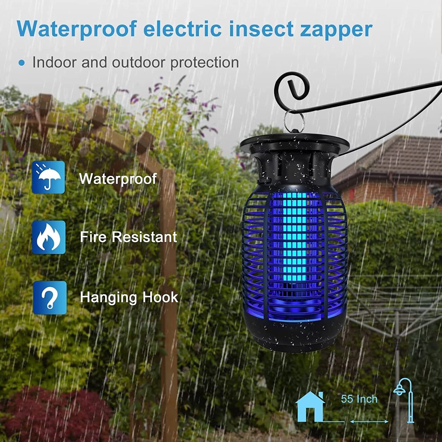Mosquito Killer Lamp Bug Zapper Indoor, Osquito Killer, Fly Zapper ...
