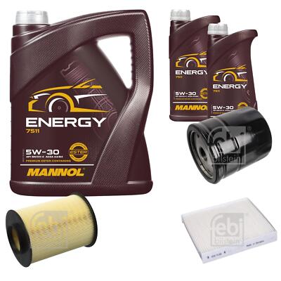 Inspektionspaket 7L Energy 5W-30 für Ford Focus II Turnier 1.8 Flexifuel 2.0