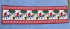 Christmas Colors Holiday Decor Double Sided Quilted Table Runner Rectangle 45x13