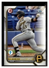 2022 Bowman 1st Edition #BPPF-56 Dariel Lopez Pittsburgh Pirates
