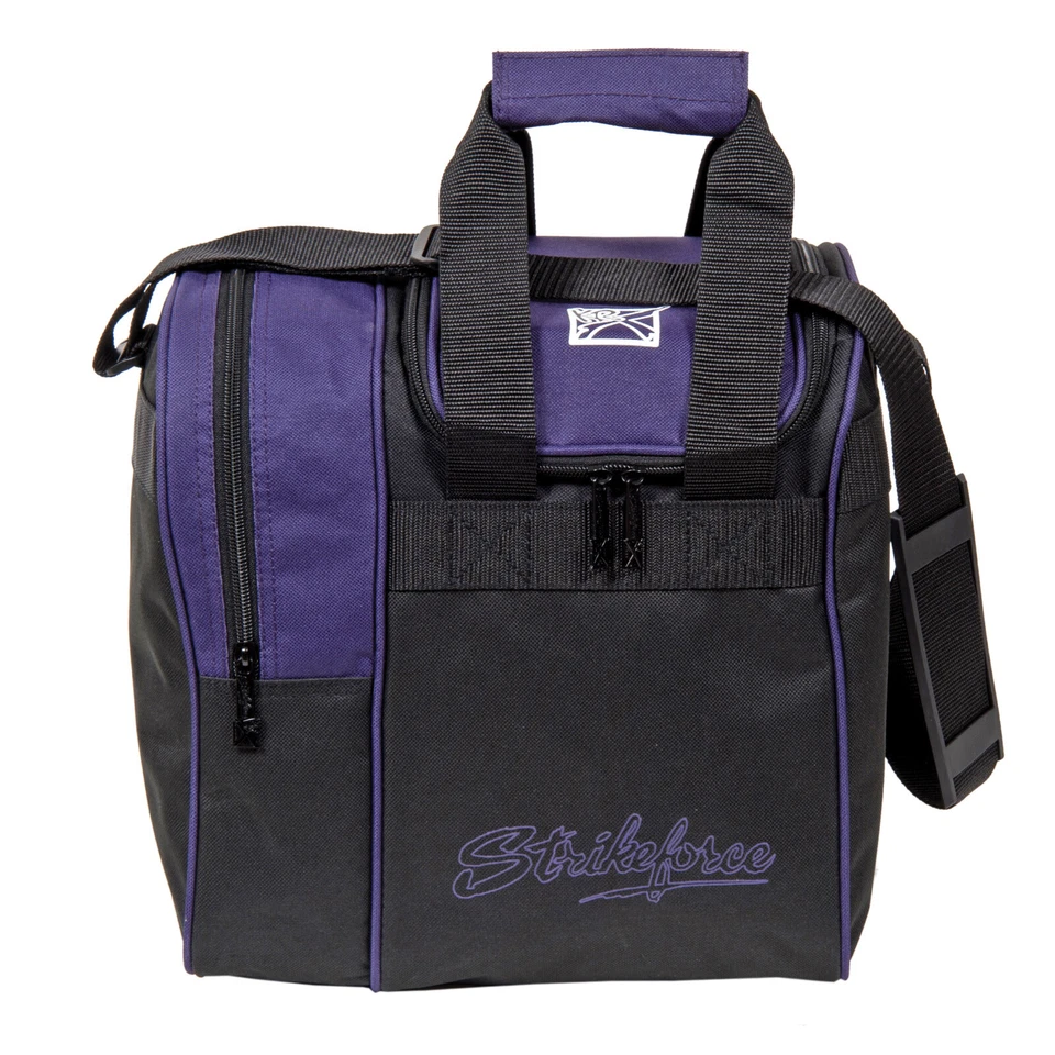 KR Strikeforce Rook Black/Purple 1 Ball Bowling Bag