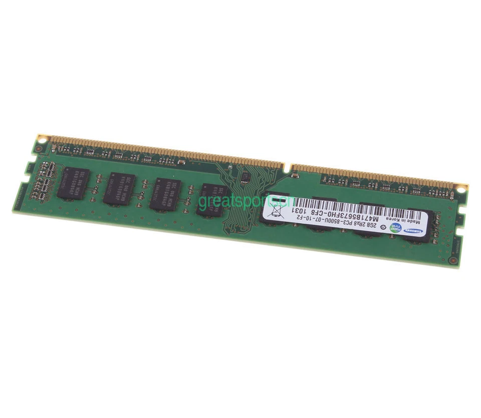 4GB 2PCS 2GB 2RX8 PC3-8500U DDR3 1066MHz DIMM Memory Desktop RAM For ACER #11 HJ - Image 3 of 4