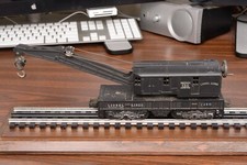 MADE IN USA LIONEL 2460 BUCYRUS ERIE CLASS 250 RAILROAD CRANE 12 WHEEL/6 AXEL