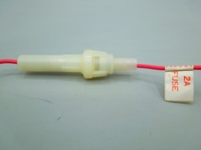 Inline Round Glass Fuse Holder  QTY 5 