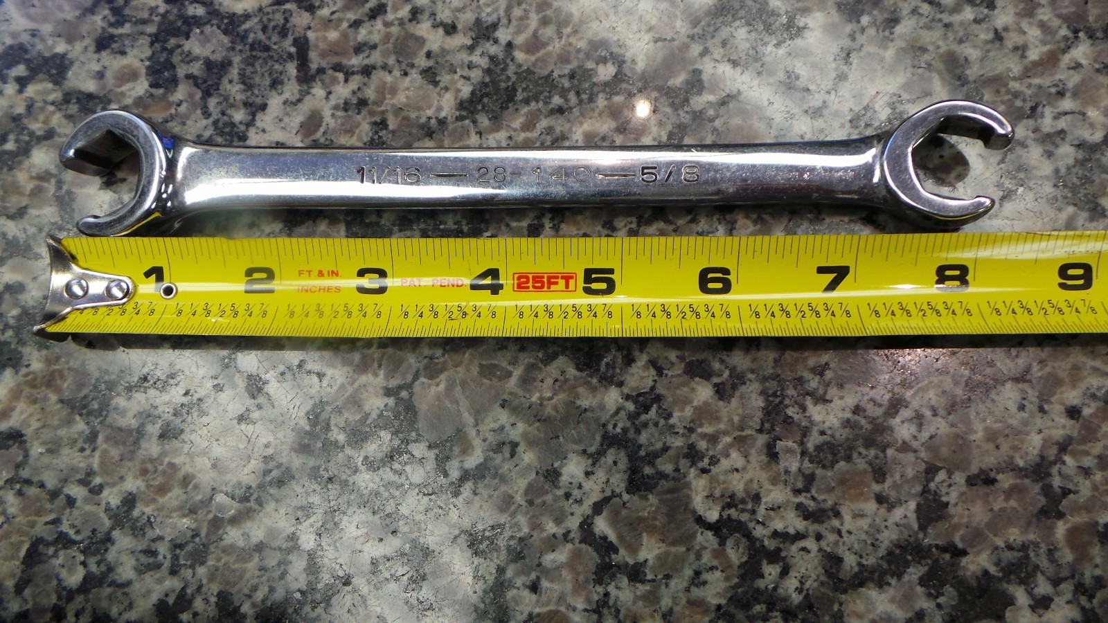 ARMSTRONG 5/8 & 11/16 " FLARE NUT WRENCH 28140 BNO23 U83 8.5"LONG eBay