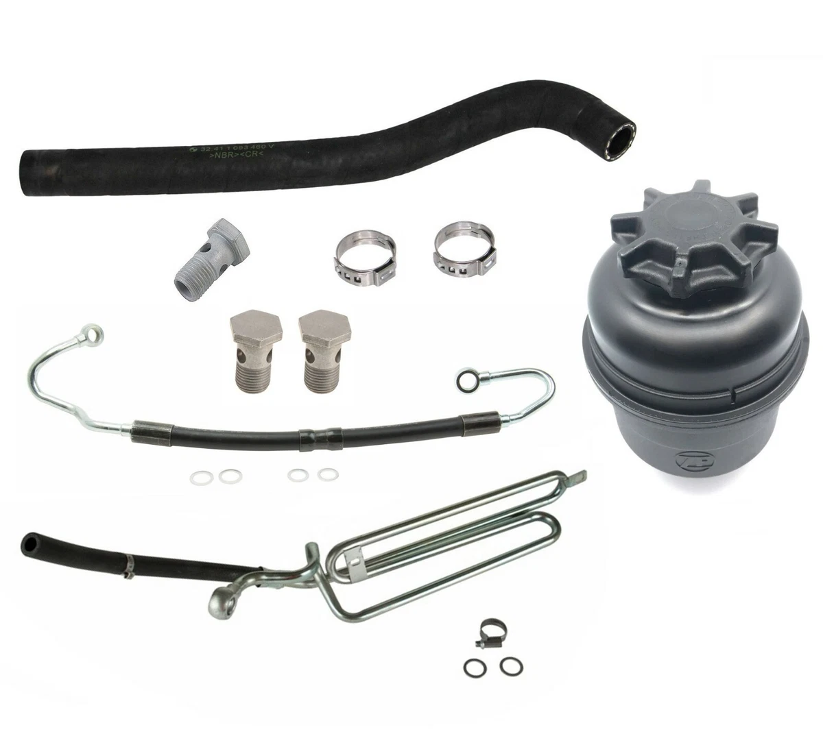 Power Steering Fluid Reservoir Tank And Power Steering Hose, 42 OFF