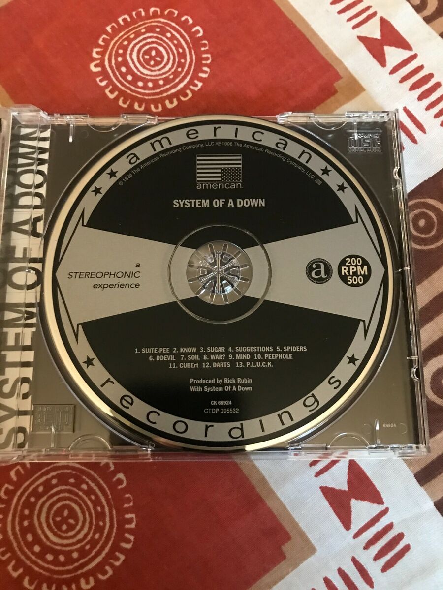 System Of A Down *CD *NM/NM *1998 *American *EK68924 System Of A Down *CD *NM/NM *1998 *American *EK68924