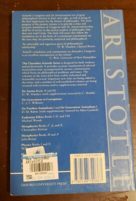Aristotle's Categories and de Interpretatione by Aristotle