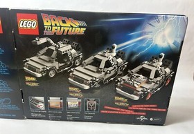 LEGO 21103 Back To The Future DeLorean Time Machine Empty Box Only