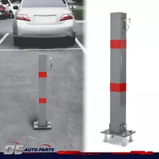 FOLDING PARKING BARRIER LOCKABLE CAR BOLLARD DRIVEWAY CAR SAFETY SECURITY POST