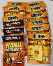 9- HotHands HH-1 Large Hand Warmer 3- Grabber Hand Warmers