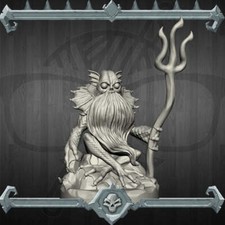 Vodyanoi | Vodyanoy | Miniature for Tabletop games like D&D and War Gaming
