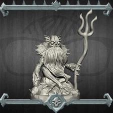 Vodyanoi | Vodyanoy | Miniature for Tabletop games like D&D and War Gaming