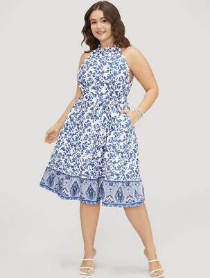 halter pocket dress Pocket of Sunshine Halter Neck Dress – Josie's Boutique main image 0