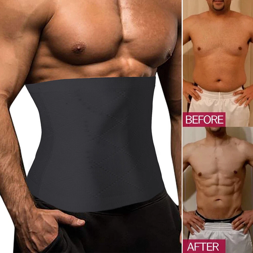 Men Tummy Tuck Belt Body Shaper Tummy Control Slimming Trimmer