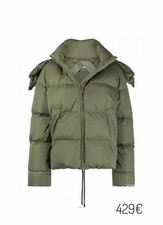 Max Mara Weekend Down Lightweight Womens Puffer Jacket Dark Green S M £429