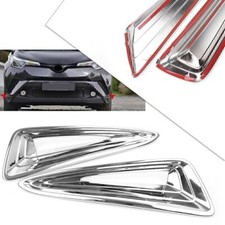 Nebelscheinwerfer Licht Dekor Abdeckung Blende für Toyota CHR 16-18 Chrom L&R