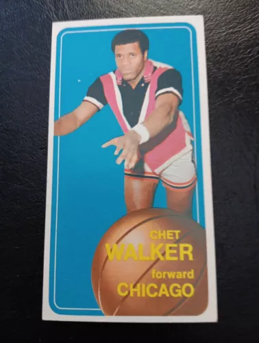 1970-71 Topps Basketball Chet Walker #60 Chicago Bulls- EX Centered, Sharp