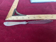 Antique Derby Silver Co TWISTER HANDLE MASTER BUTTER KNIFE SPREADER SILVERPLATE