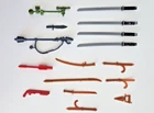 Vintage Ninja Turtle weapons lot 1988 - 1990