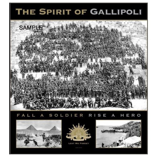THE SPIRT OF GALLIPOLI ANZAC MILITARY WORLD WAR 1 PRINT