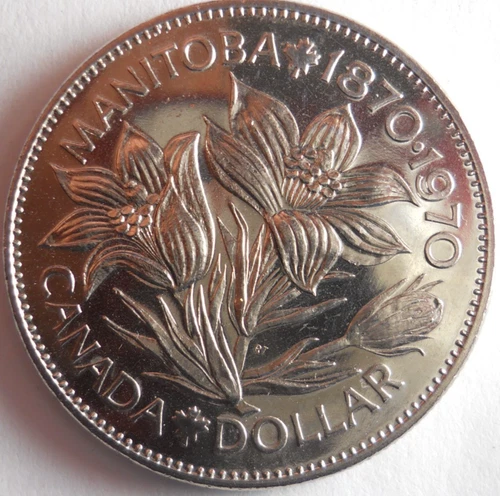 1970 CANADA DOLLAR - AU/UNC - PROOF LIKE - Excellent Coin - Lot #M23