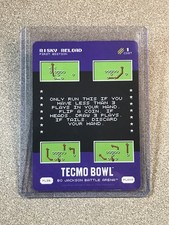 PL25 RISKY RELOAD 2026 Bo Jackson Battle Arena Tecmo Bowl 1 HD SP Coin Flip Play