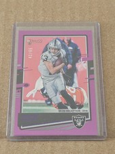 2020 panini Donruss football Hunter Renfrow #200 purple parallel #'d 41/65