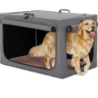 Hundebox, Hunde Transportbox, Faltbar, GroßE Hunde, Tierbox, Reisebox, Camping