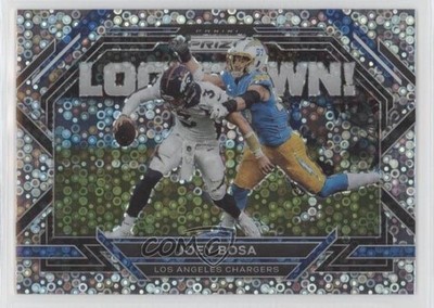 2022 Panini Prizm Lockdown! No Huddle Prizm Joey Bosa #L-7 10m5