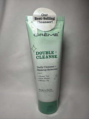 Double Cleanse Daily Cleanser + Makeup Remover w/Green Tea, Rice Water, Lily