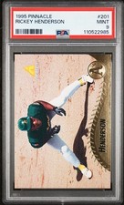 1995 PINNACLE #201 RICKEY HENDERSON PSA 9