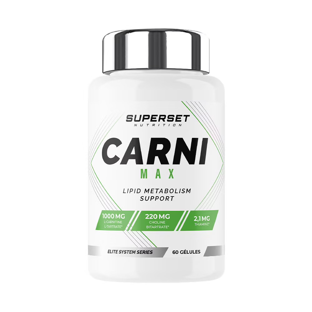 L-Carnitine CARNI MAX gélules pour stimuler l'énergie durable