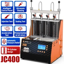 ANCEL JC400 Fuel Injector Cleaner Tester Car Motor Ultrasonic Cleaning Machine