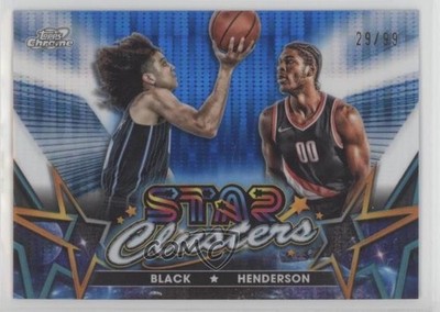 2023 Topps Cosmic Chrome Blue Moon Refractor 29/99 Scoot Henderson Rookie RC x2o