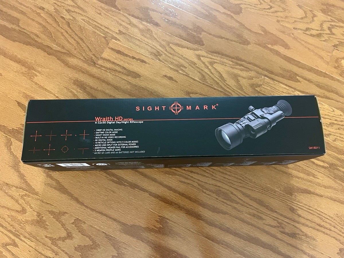 Sightmark Wraith HD 4-32x50mm Day/Night Vision Digital Rifle