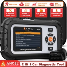 ANCEL AD720 OBD2 Scanner 4 System Diagnostic Tool 12V Battery Tester For Dodge