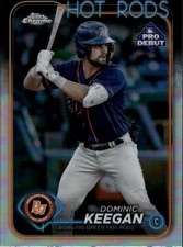 2024 Topps Pro Debut Dominic Keegan #PDC-29 Chrome Bowling Green Hot Rods 18O