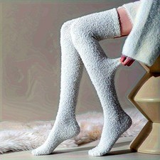3 Pairs Women Winter Socks Plush Warm Thick Thermal Ankle Cozy Soft