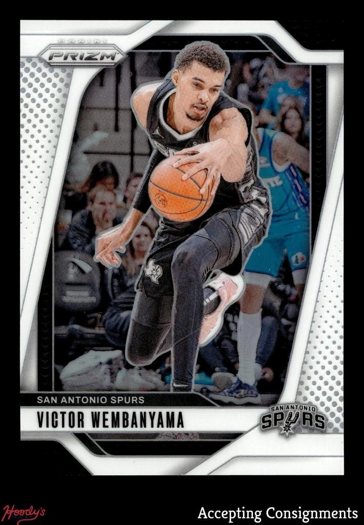 2024-25 Panini Prizm Prizms White #172 Victor Wembanyama 002/175 Spurs